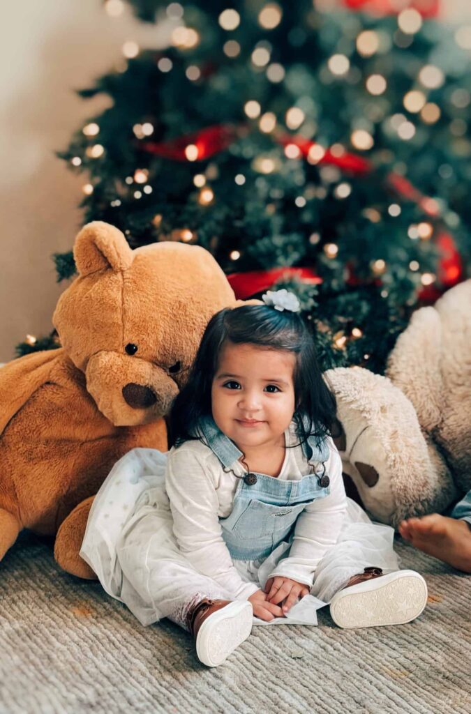 Christmas First Birthday Photoshoot Ideas