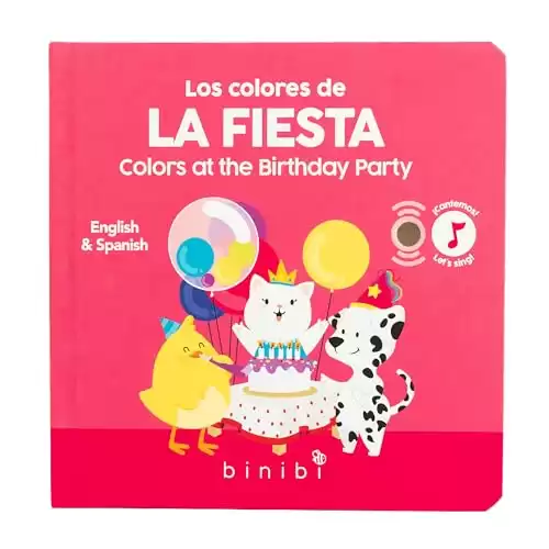 Binibi Spanish Musical Book Colors at The Birthday Party