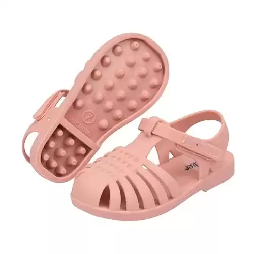 Swalker Children’s Soft Jelly Sandals Kid’s Sandals In Recyclable,Closed-Toe With Anti-Slip Sole, Easy Wear Sandals Boy’s & Girl’s sandals Summer & Beach