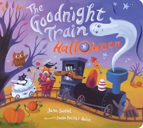 The Goodnight Train Halloween Board Book