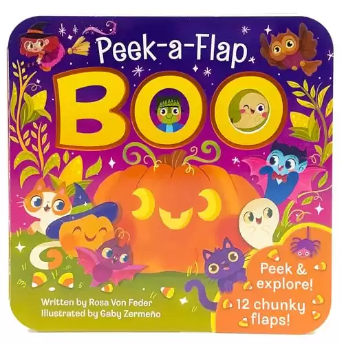 Boo Halloween Lift-a-Flap Board Book Ages 0-4 (Peek-A-Flap)